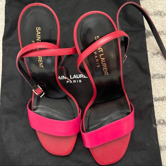 YSL Heels Pink and red 38 - Picture 4 of 10
